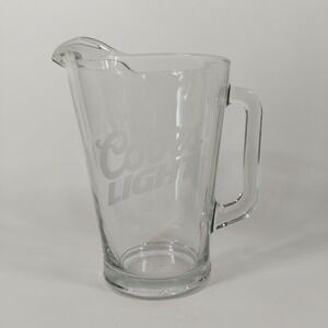 Coors Light Glass‎ Beer Pitcher with Handle